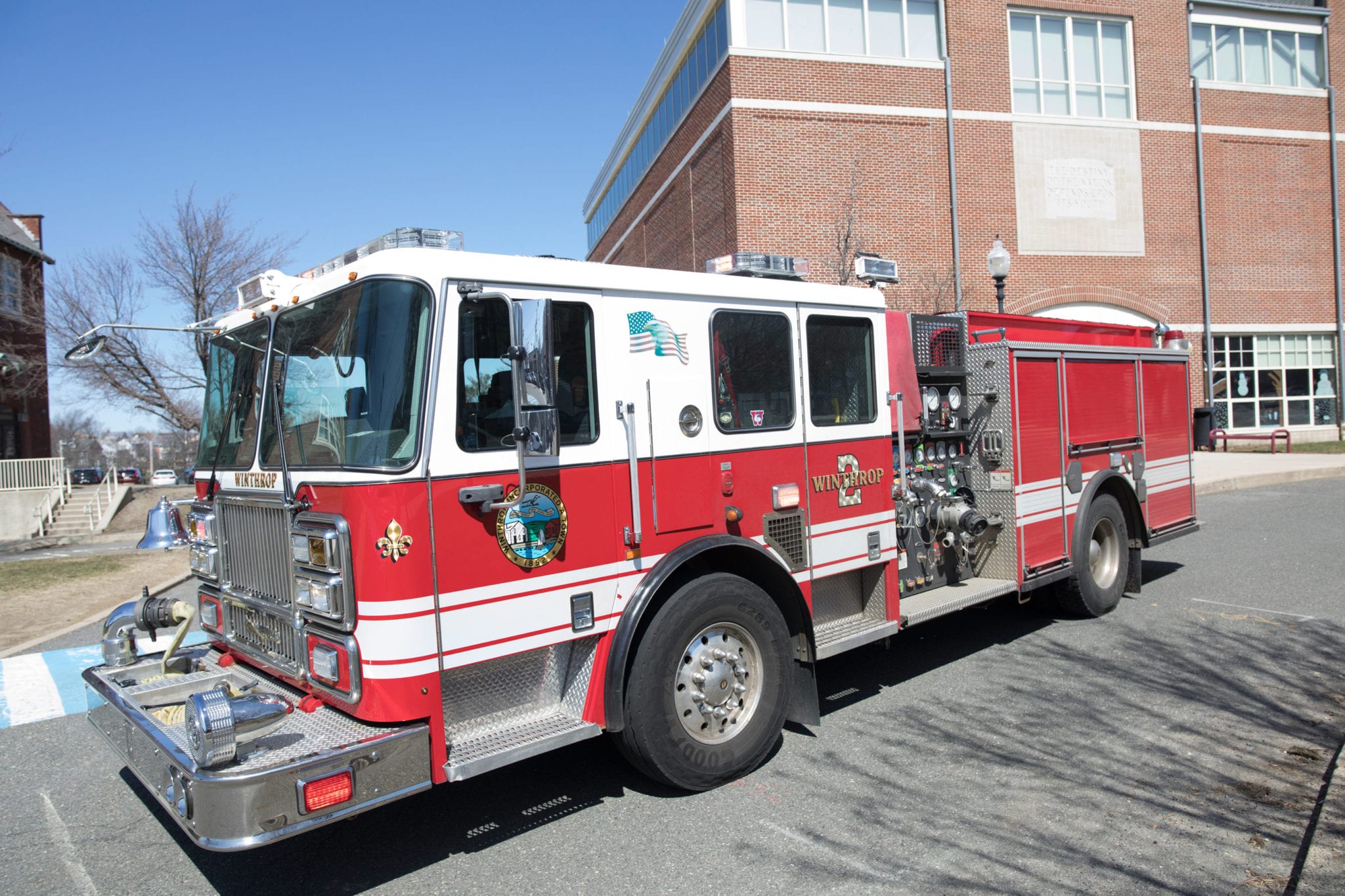 Winthrop Fire Department Responds After Gas Service Line Damaged