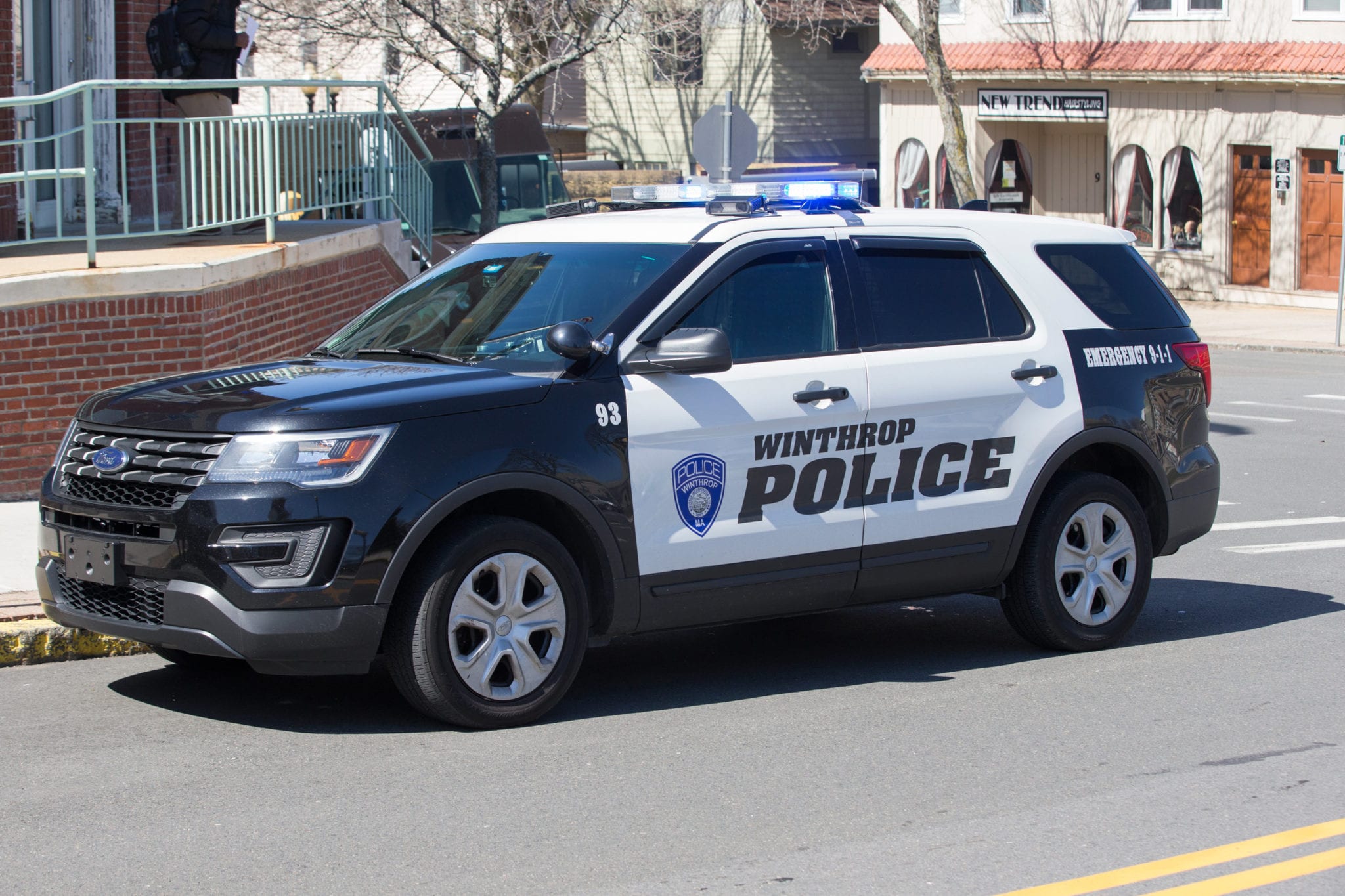 Winthrop Police Patrol Car