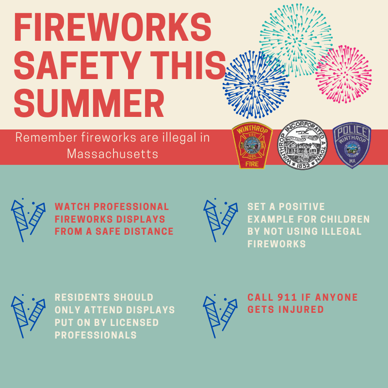 Winthrop Officials Share Fourth of July Safety Tips