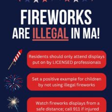 Winthrop Fire Department Reminds Residents That Fireworks Are Illegal Statewide
